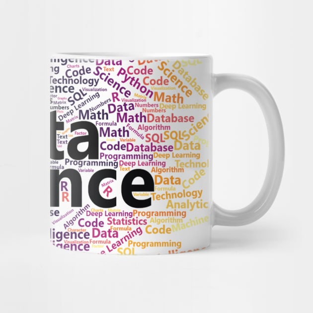 Data Science Word Cloud | Inferno Palette by aRtVerse